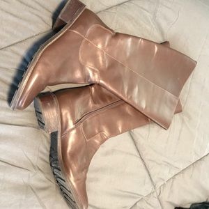 LL Bean Wide Calf Leather Boots